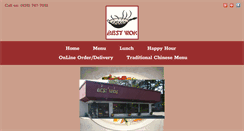 Desktop Screenshot of bestwokchineserestaurant.com
